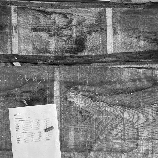 Selecting boards for a project, cutting list alongside